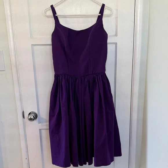 Pinup Couture Purple Jenny Dress - Picture 1 of 4